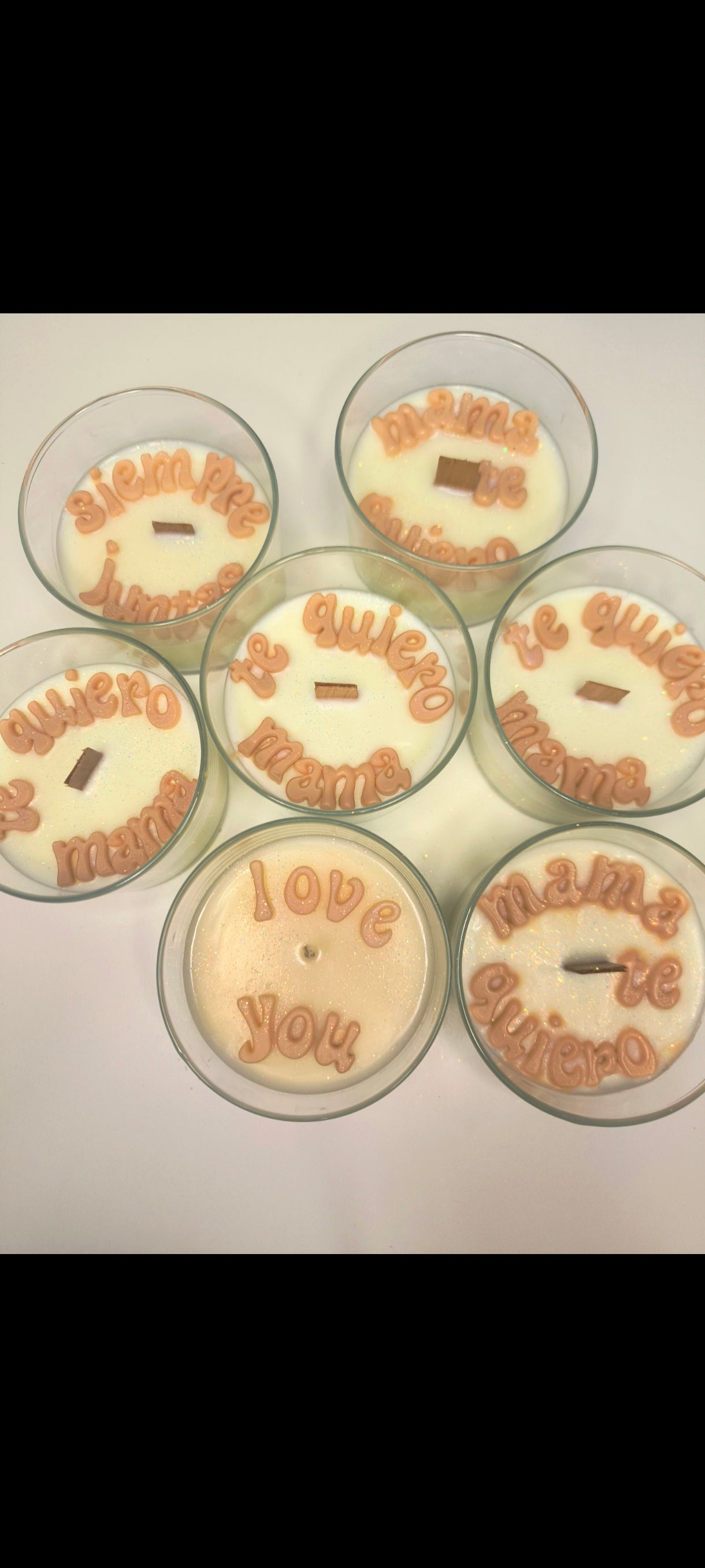 Velas vaso personalizados