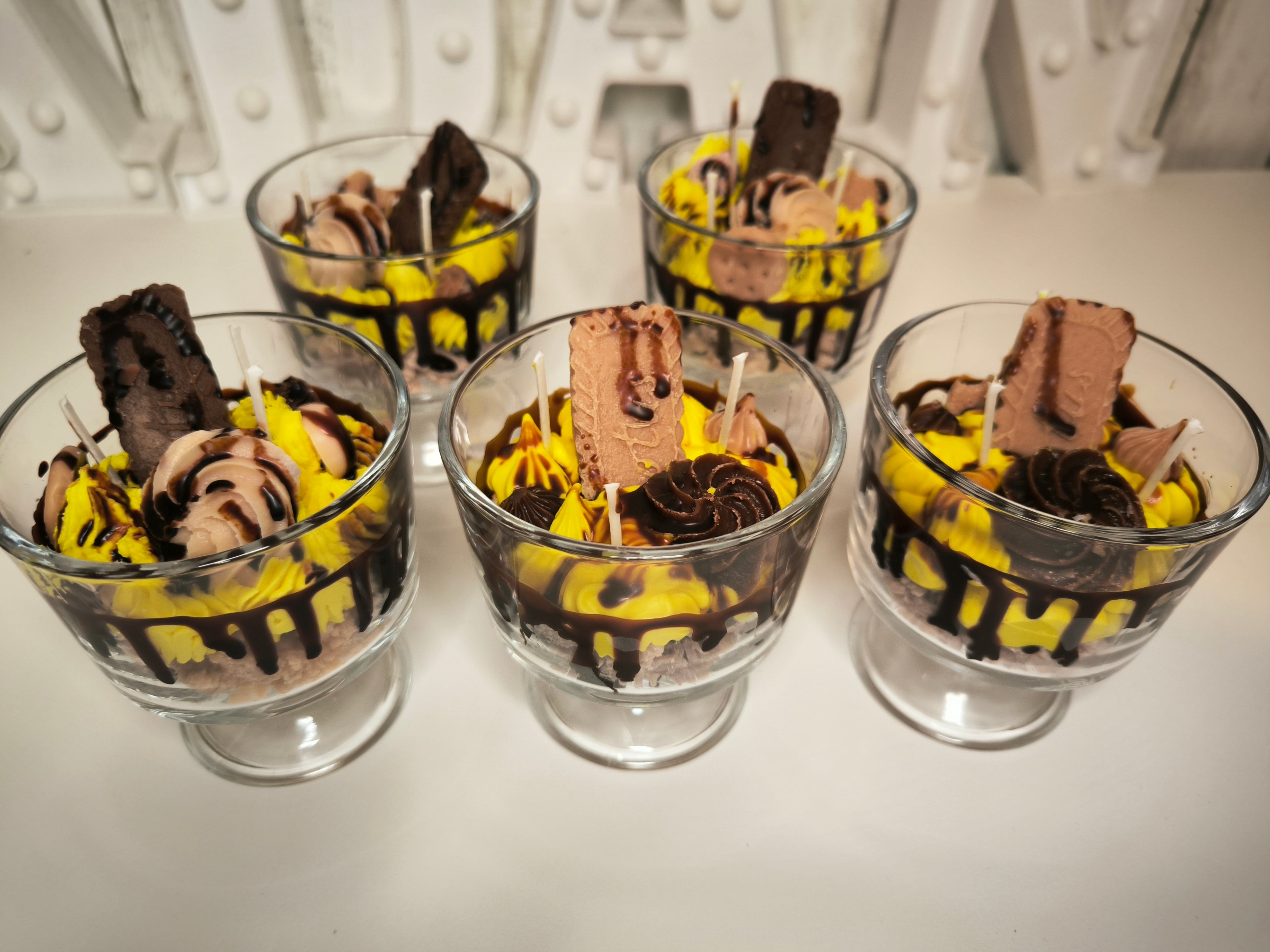 Velas copas postre