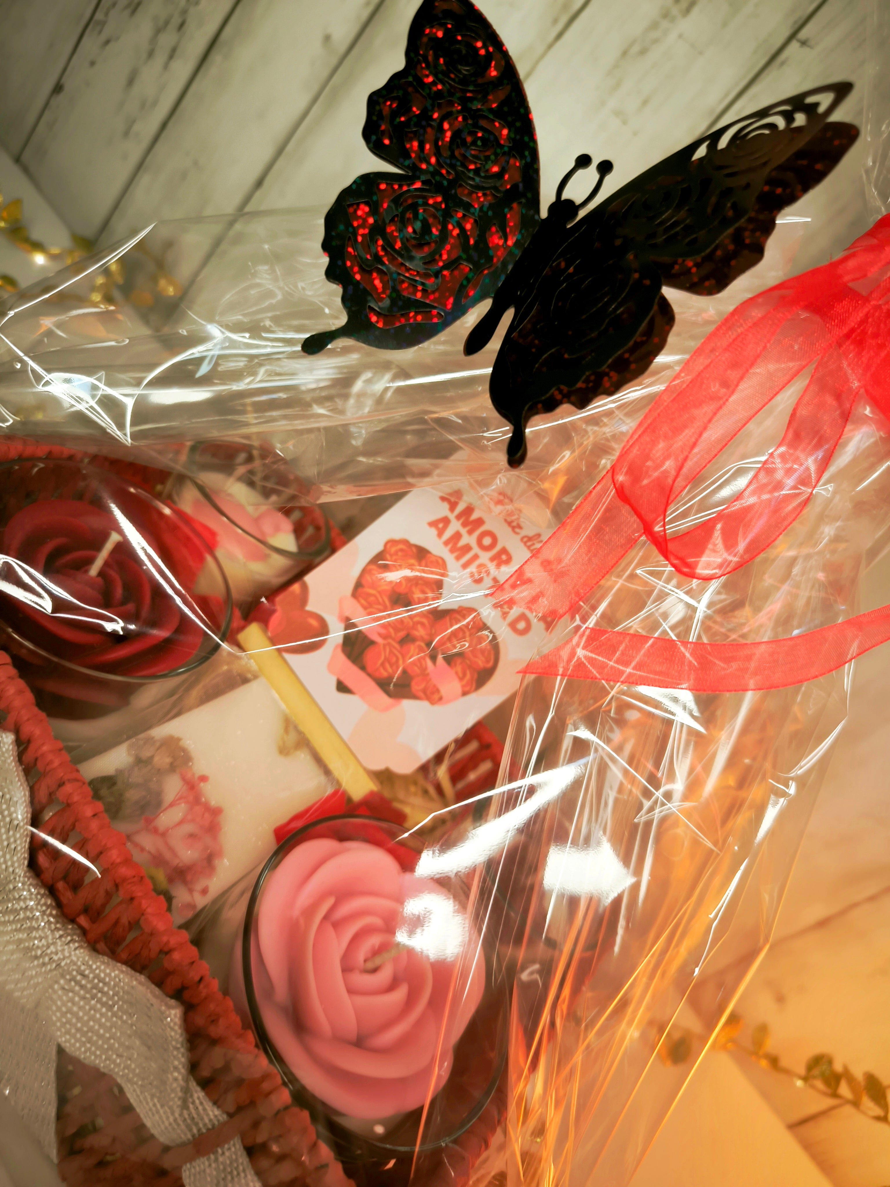 Cesta del día del amor y la amistad 🎁👌🏼🥰🌹