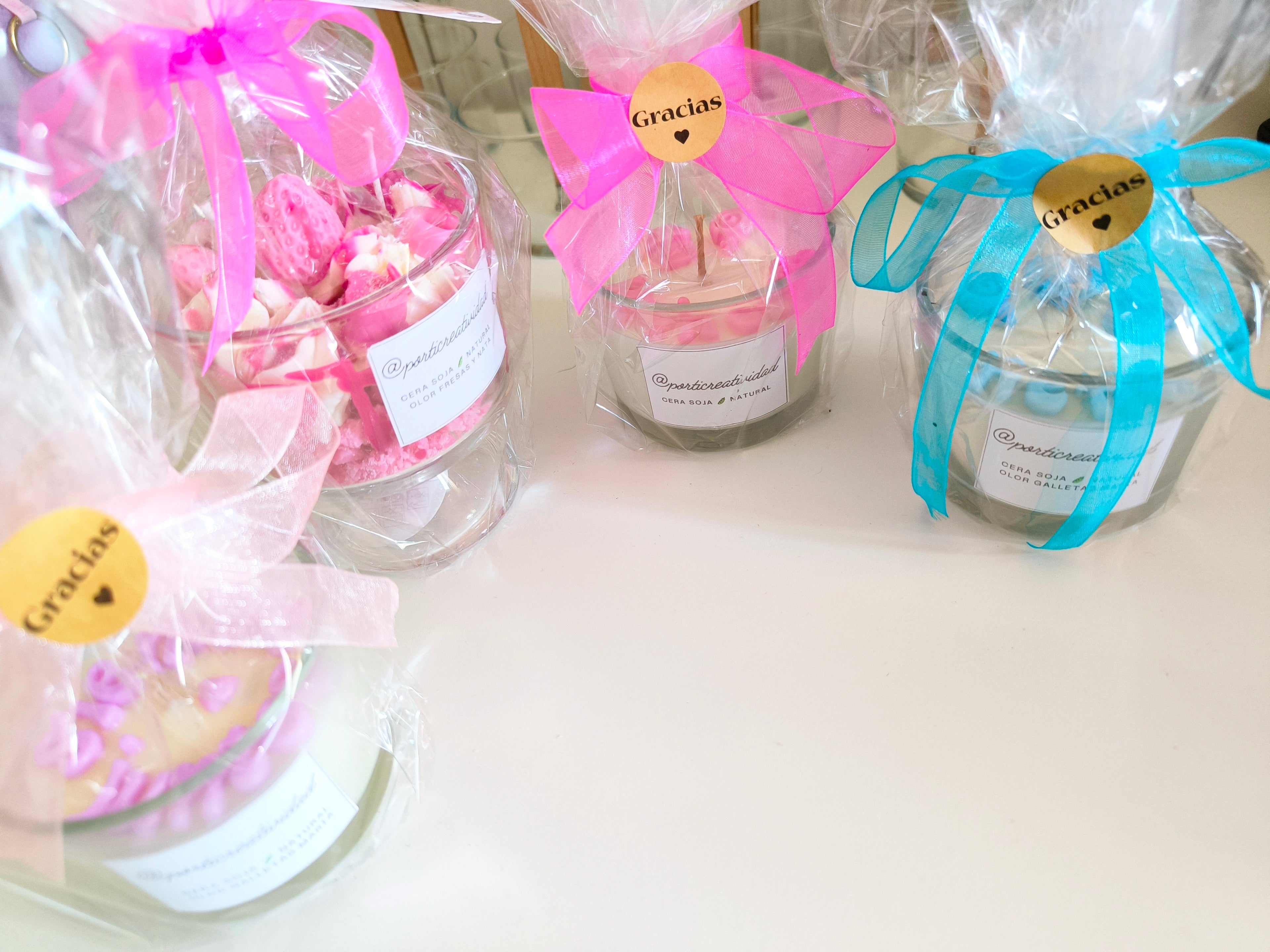velas vaso