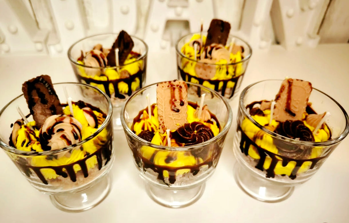 Velas copas postres