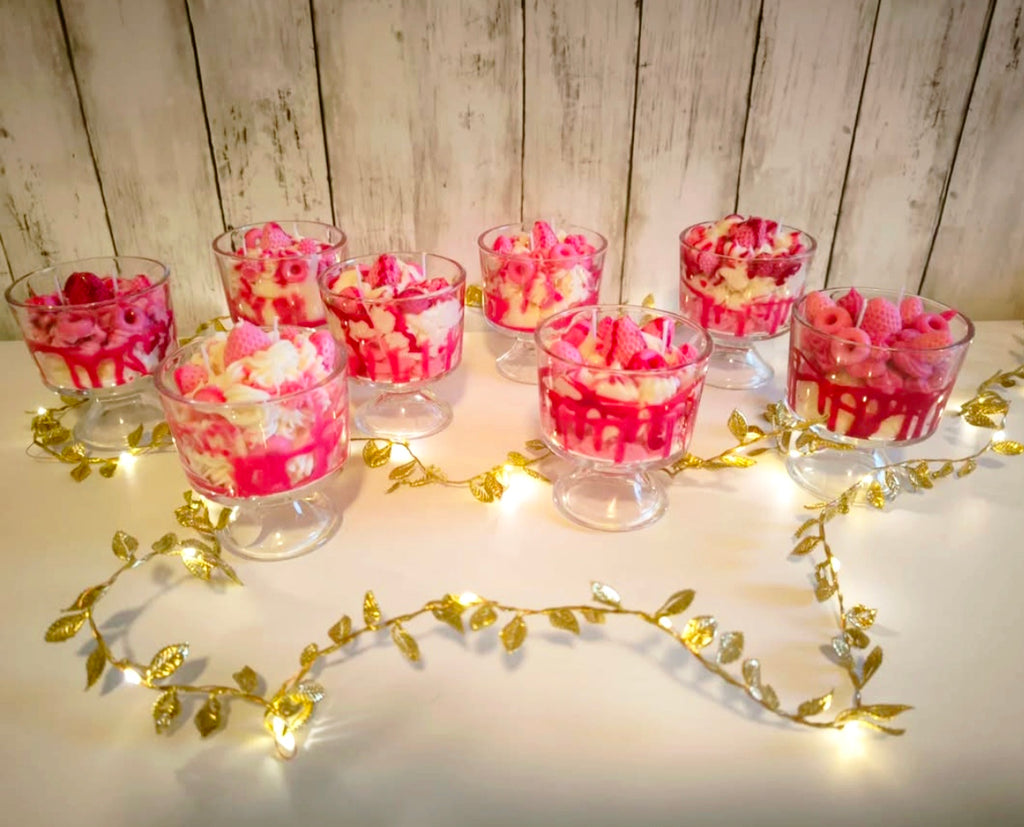 Velas copas postres